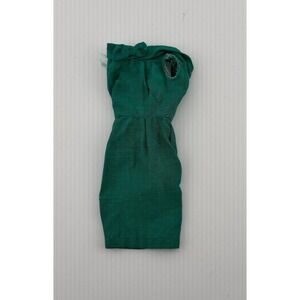 Vintage 1962 Barbie Emerald Green Sheath PAK Dress